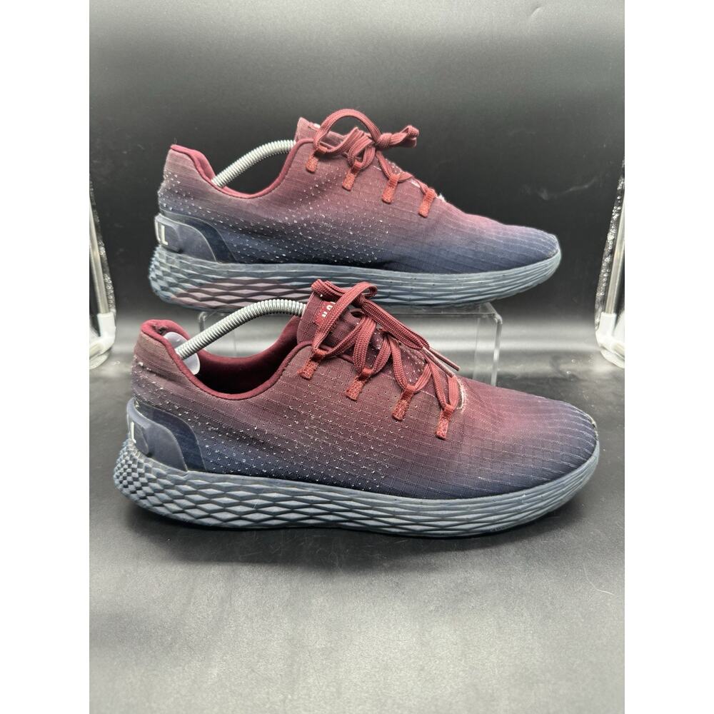 NOBULL Trainers Cabernet Gradient Rip Stop Lace-Up Sneakers Men Size 13 GUC